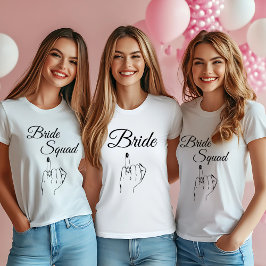 Bride Squad Funny Bachelorette T-Shirt