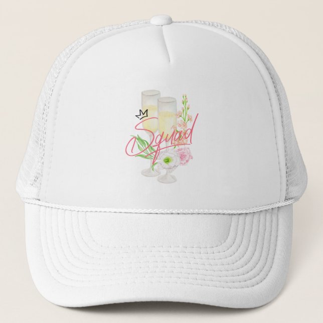 Bride Squad Hat Bridesmaid Gift Keps (Framsida)
