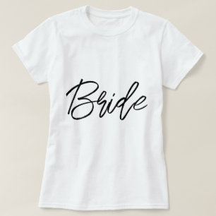 Bride Squad Hett White Bachelorette Bride T Shirt
