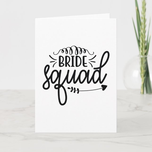 Bride squad kort (Framsida)