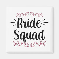 Bride Squad Party Bröllop Bachelorette Cute 1