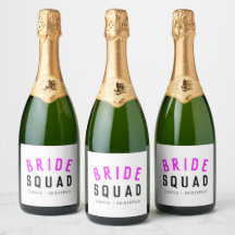 Bride Squad | Shock rosa Bachelorette Bridesmaid