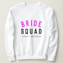 Bride Squad | Shock rosa Bachelorette Bridesmaid