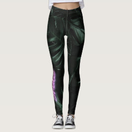 Bride Squad | Tropical Palms Ungkarlsbrud Leggings