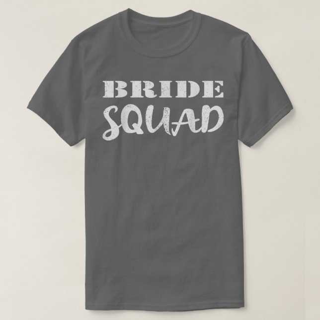 Bride Squad  Wedding Team New Bride To Be T Shirt (Design framsida)