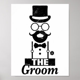 Bride Squat Groom Bachelor Party Poster