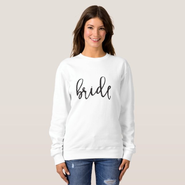 Bride Sweatshirt T-shirt (Hel framsida)