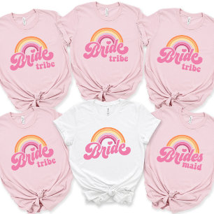 Bride T-Shirt Bachelorette Retro Bride Tee