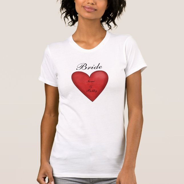 Bride T-Shirt-mall Tee Shirt (Framsida)