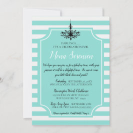 Bride Teal Blue Tea Möhippa Brunch Shower Party