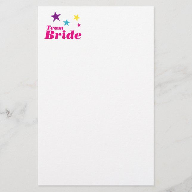 Bride Team Brevpapper (Framsida)