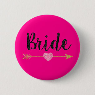 Bride Team Bride Shock rosa Knapp