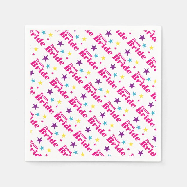 Bride Team Pappersservett (Framsidan)