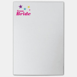 Bride Team Post-it Block