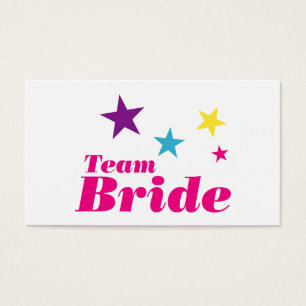 Bride Team Visitkort