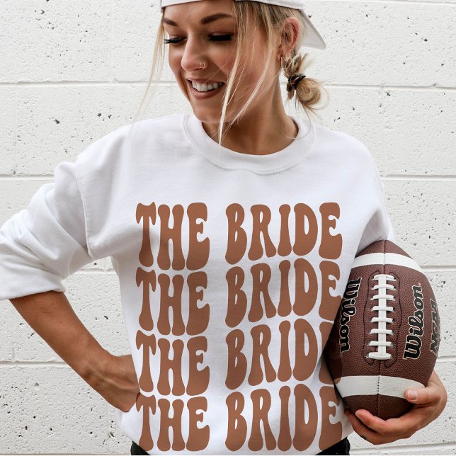 Bride Terracotta Customized Matching Brudens sida T Shirt (Skapare uppladdad)