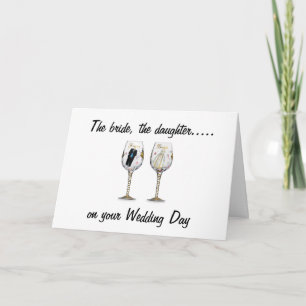 BRIDE-THE DAUGHTER-BRÖLLOP KORT