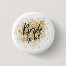 Bride to be - guld/svart