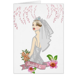 Bride to be hälsningskort