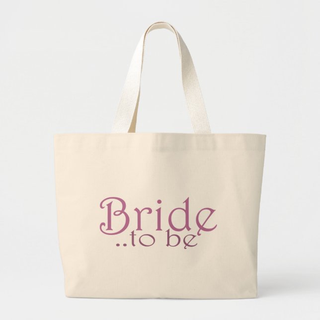 Bride to be jumbo tygkasse (Framsidan)