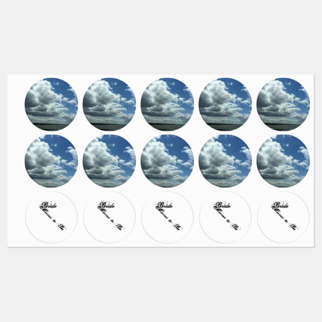 Bride-to-Be Klistermärke (Ark)