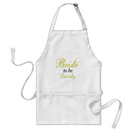 Bride to be Möhippa Gift Idea Förkläde