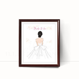 Bride to be poster