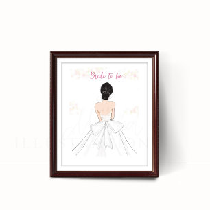 Bride to be poster