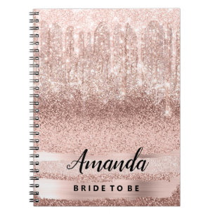 Bride to be Ro Drips Makeup Artist Sweet 16:e Anteckningsbok