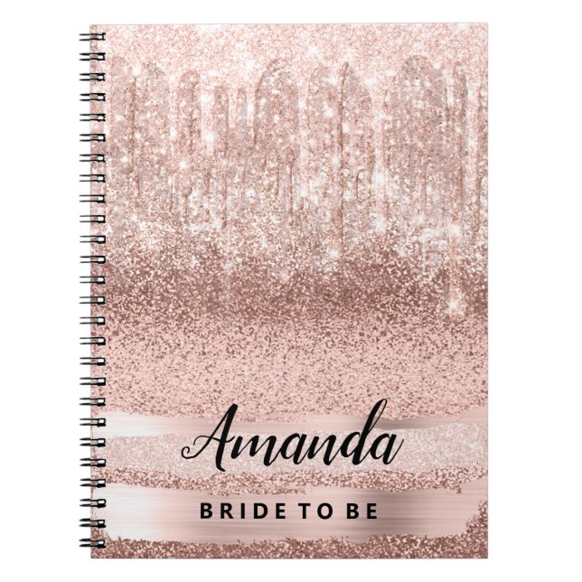 Bride to be Ro Drips Makeup Artist Sweet 16:e Anteckningsbok (Framsidan)