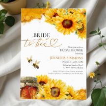 Bride to Bee | Möhippa av solrosBlommigt