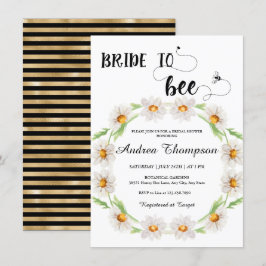 Bride to Bee | Möhippa av vattenfärgsfärg i Blommi Inbjudningar
