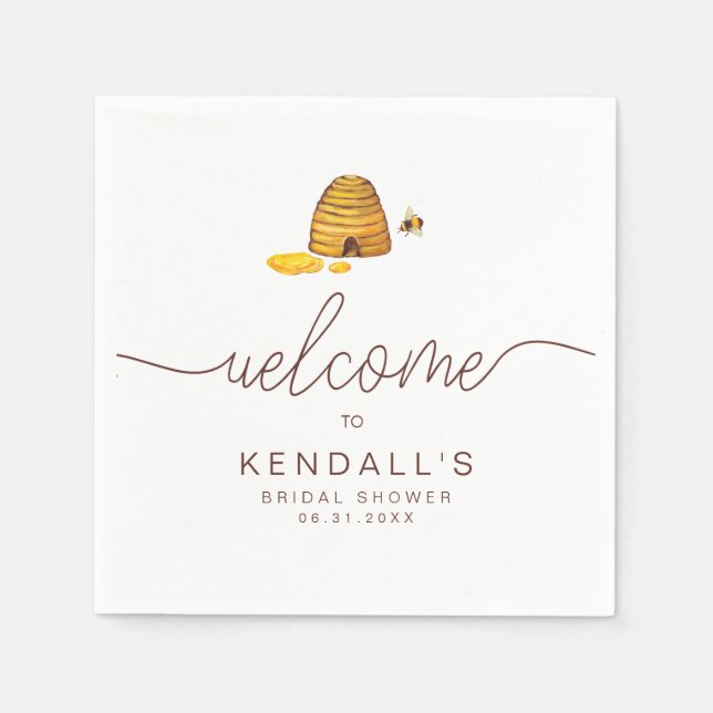 Bride to Bee servetter (Framsidan)