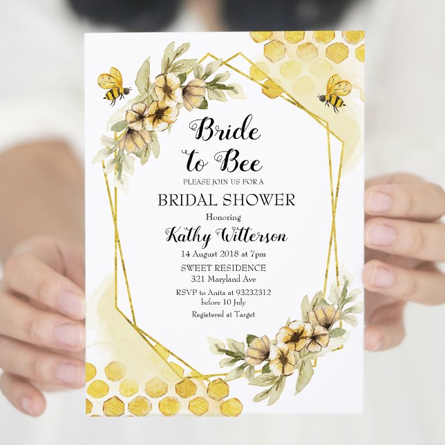 Bride to bi inbjudningskort för möhippan (Skapare uppladdad)