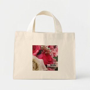 Bride tote bag mini tygkasse
