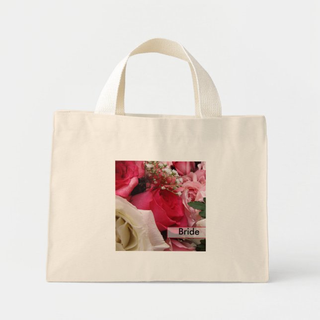 Bride tote bag mini tygkasse (Framsidan)