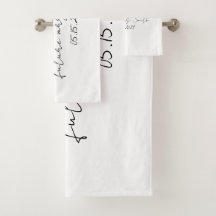 Bride Towel, Personalized Gift