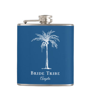 Bride Tribe Blue White Handflatan Träd Anpassnings Fickplunta