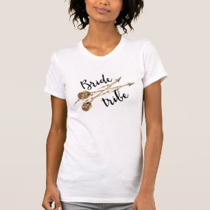 Bride Tribe Boho Pilrows Tee Shirt