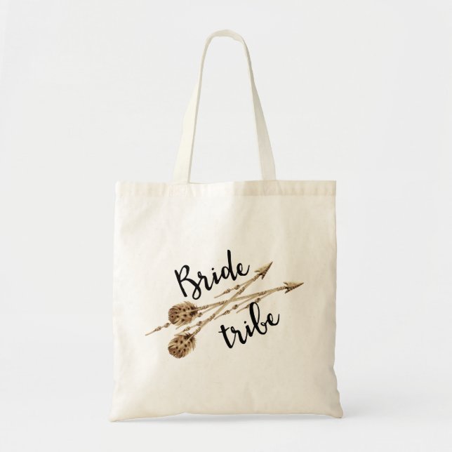 Bride Tribe Boho Pilrows Tygkasse (Framsidan)