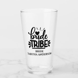 Bride Tribe bride personligt bröllp Glaskopp