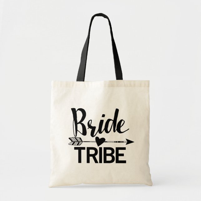 Bride Tribe,Bridesmaid,Team bride2 Tygkasse (Framsidan)
