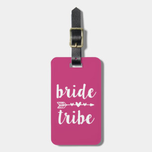 Bride Tribe Bridesmaid Women's bagagemärke Bagagebricka