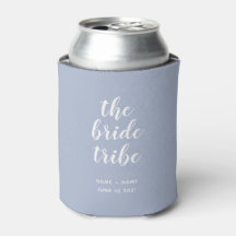 Bride Tribe Brudens sida Bridesmaid Dusty Blue