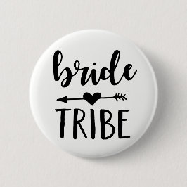 Bride Tribe Button for Bridesmaid Knapp