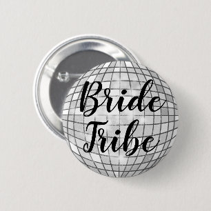 Bride Tribe Disco Boll Pin Knapp