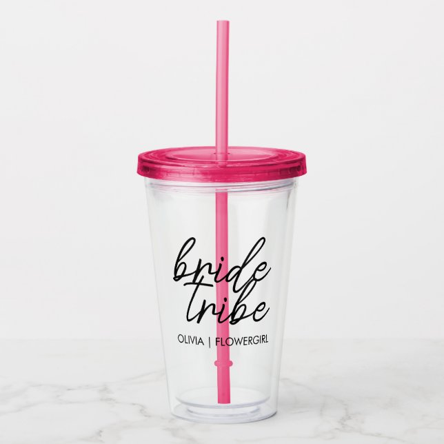 Bride Tribe | Flower Girl Take Away Mugg (Framsida)