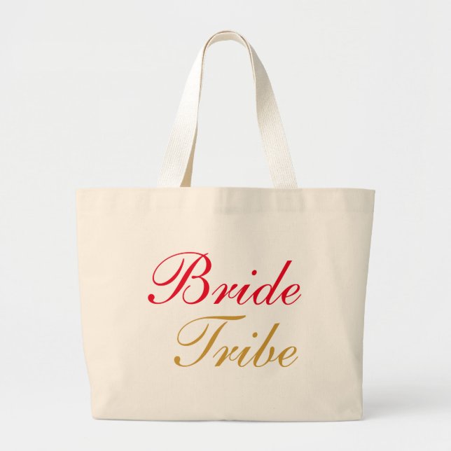 Bride Tribe Guld Jumbo Tygkasse (Framsidan)