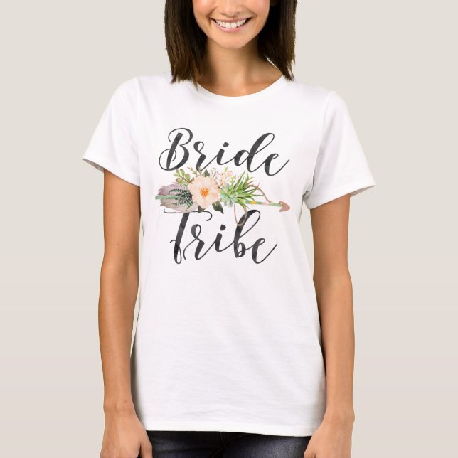 Bride Tribe | Luddpil,Blommigt Tröja (Framsida)