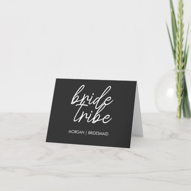Bride Tribe | Modern Brudens sida Frieri Kort (Framsida)